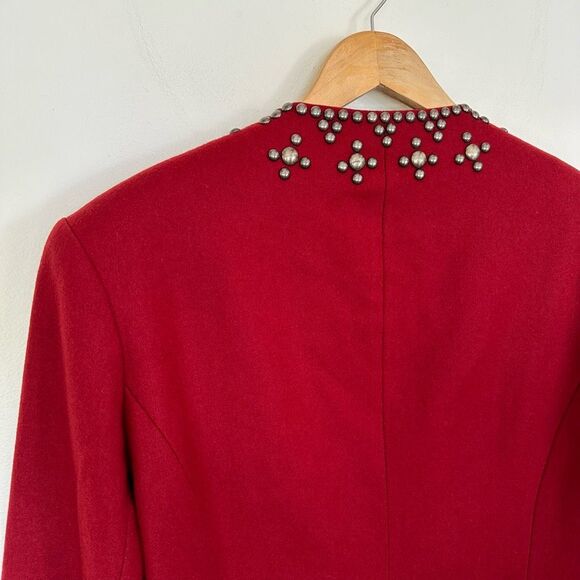 Double D Ranch Maroon Embellished Blazer - Picture 8 of 14